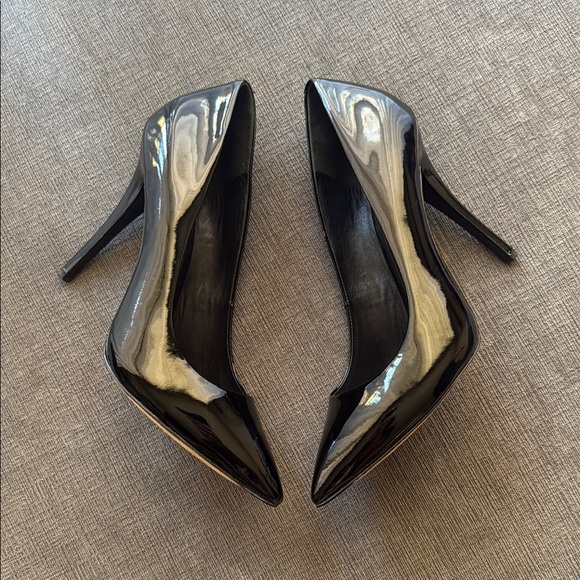 Brian Atwood Black Patent Leather Heels - Picture 4 of 11